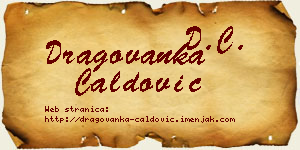 Dragovanka Ćaldović vizit kartica
